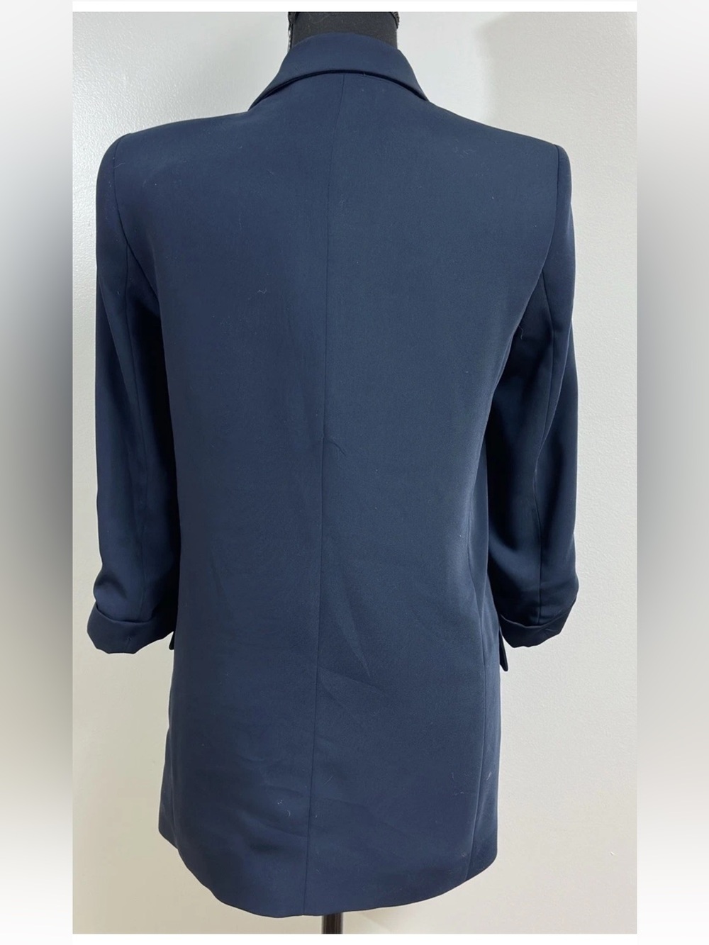 Zara Women’s Blazer Roll Up 3/4 Sleeves & Gold-tone Buttons Size XS - Picture 2 of 7